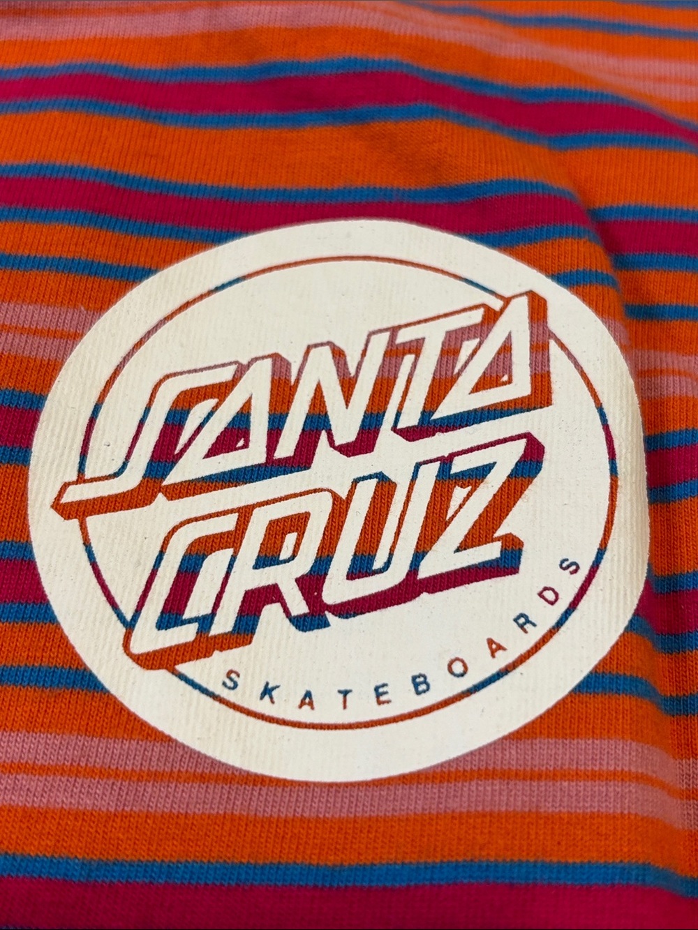 Santa Cruz Skateboards Stripe Ringed Dot Boyfriend Ringer Long sleeve tee - Picture 7 of 13